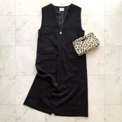 新品タグ付 シップスエニィ ウォッシャブルフラップポケット ジャンパースカート