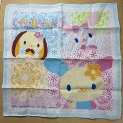 新品】サンリオ ウサハナ ハンカチ ピンク 当時物 - メルカリ