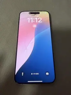 iPhone 15 pro max 本体 ひび割れあり