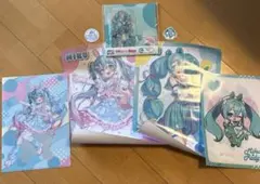 (未使用品)タイトーくじ　初音ミク　ポスター　クリアファイル　アクリルスタンド