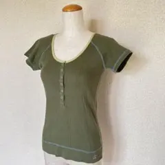 エーグル AIGLE 半袖カットソー　リブTシャツ