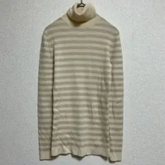 セオリーリュクス ウール100% タートルネック リブニット 38