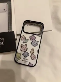 iPhone17pro MAISON KITSUNE ミラーケース - メルカリ
