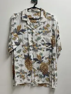 CIAOPANIC アロハシャツ パイナップル柄 半袖 Mサイズのサムネイル