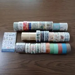 マスキングテープ クリアテープ　30点セット　中古品　マステまとめ売り