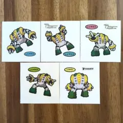 ポケモンパン　デコキャラシール　レジギガス　コンプリート