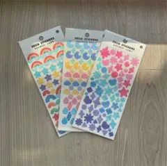 ○輸入ホログラムシールセット○韓国style○虹○星月○きらきら○しずく○雲