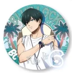 ブルーロック 文房具カフェ 糸師 凛 缶バッジ