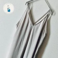 ■アーバンリサーチ　キャミソールワンピース　ベージュ　クロスコード