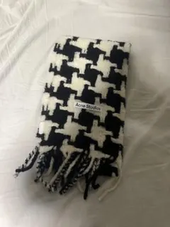 Acne studios アクネストゥディオス マフラー 千鳥格子柄 ショッパー