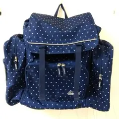 コールマン リュック ネイビー ドット 宿泊学習 林間学校 Coleman