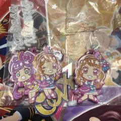 ラバーキーホルダー　ガチャガチャ　プリパラ　アイカツ