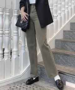 完売品【WEGO】ハイウエストストレートパンツ Sサイズ