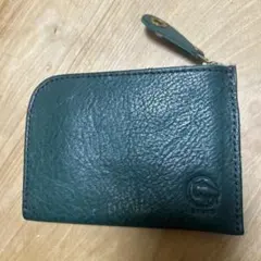KYOTO ハンドメイド　レザークラフト　カードケース　グリーン