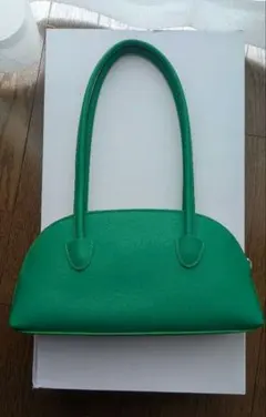 Ｈ＆Ｍ　グリーン ハンドバッグ 合成皮革