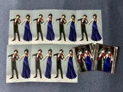 進撃の巨人　四重奏ver．アクリルカード　特典ブロマイド　エレン＆ミカサ9点