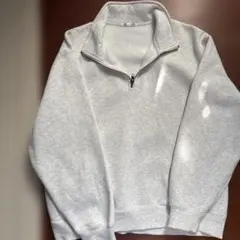 GU ハーフジップトレーナー Mサイズ グレー