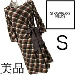 ◯美品☆ストロベリーフィールズ☆美スタイル☆ワンピース☆S☆秋冬