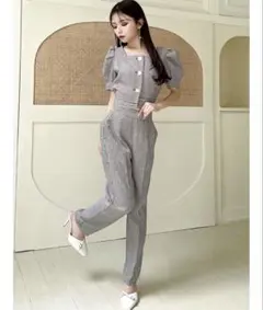 【期間限定値下げ！！】リゼクシー　チェック柄 パンツセットアップ