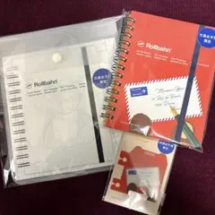 【貴重】ロルバーンポケット付メモ ペリープルM、ブックマーク、ケース3点セット