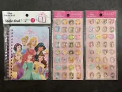 【新品未開封】セリア ディズニー プリンセス シール帳 ストーンシール