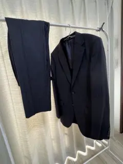 COMME CA ISM 黒　スプライト　スーツ　REDA