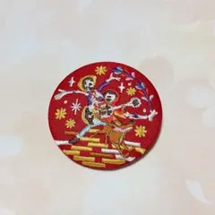 ディズニー　刺繍缶バッジ　リメンバーミー