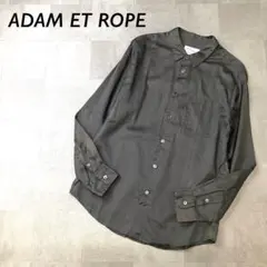 ADAM ET ROPE コットン シャツ ブラック