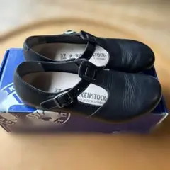 BIRKENSTOCK 本革ストラップシューズ ブラック 37のサムネイル