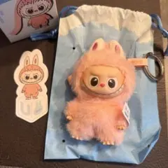 イニシャルラブブ　PIN FOR LOVE U ぬいぐるみペンダント