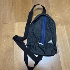 adidas ボディバッグ ブラック ブルーのサムネイル