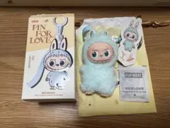 【I】POP MART PIN FOR LOVE イニシャル　ラブブ