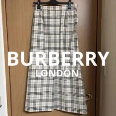 Burberry LONDON チェック柄 タイトスカート ロング丈のサムネイル