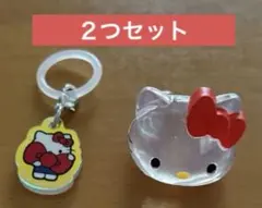 サンリオ アクリルチャーム ファッションリング　クリア　ハローキティ