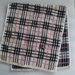 バーバリー　フェイスタオル　日用品　レア　希少