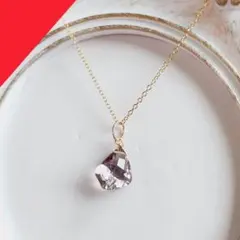 【受注制作】キラキラ✨アメトリンのファンシーシェイプペンダントトップ✩*˚