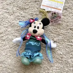 ディズニー♡日焼け ミニーちゃん フラワー マスコット ストラップ【激レア】 ディズニー♡日焼け ミニーちゃん フラワー マスコット ストラップ【激
