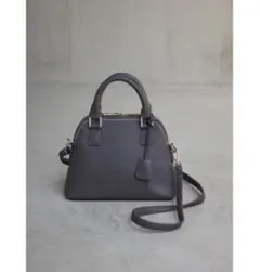 AZUL BY MOUSSY ダブルジッパーハンドバッグ　グレー