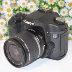 ☆スマホに送れる一眼レフ☆超本格入門☆ キャノン EOS 50Dセット cr