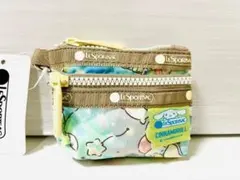 レスポートサック　サンリオ　シナモロール　シナモン 2段コインケース　ポーチ