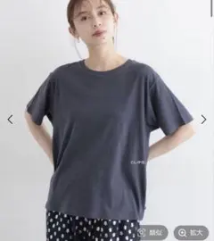 【新品】スタディオクリップ 綿麻ベーシックTシャツ