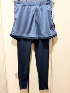 iLeg フィットネス ヨガ 一体型ショートパンツ付きレギンス M 新品未使用