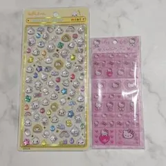 【しずくちゃん　キティ】ボンボンドロップシール　タイルシール　みるみるちゃん