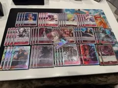 ワンピースカード 赤シャンクス デッキ スリーブ付き