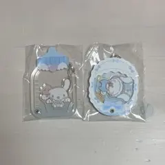 サンリオ カスタムアクリルチャーム 哺乳瓶 ゆりかご デザイン シナモロール