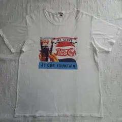 PEPSI COLA ヴィンテージ風 半袖Tシャツ ホワイ Sレディース ペプシのサムネイル