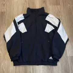 美品 adidas アディダス トラックジャケット ブラック 2XL