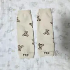 新品 POLO BCS Baby ベビー ベア柄 レッグウォーマー クマ