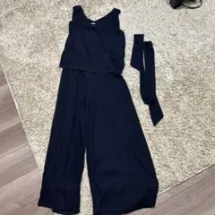 ロイヤルパーティー　オールインワン　ネイビー