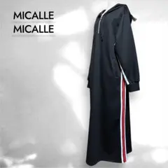 マリポーサ様確認用MICALLE フード付きロングワンピース ブラック